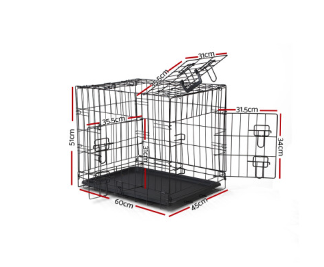 ipet-dog-cage-24inch-pet-cage-black