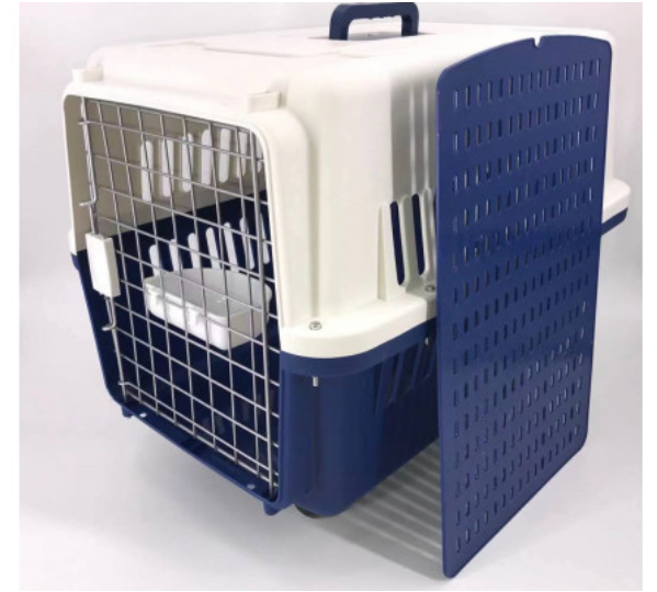 yes4pets-navy-xxxl-dog-puppy-cat-crate-pet-carrier-cage-w-tray-bowl-and-removable-wheels