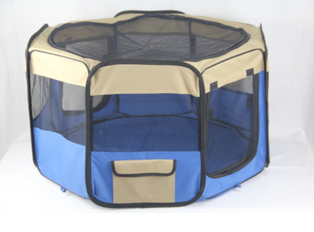 yes4pets-medium-blue-pet-dog-cat-dogs-puppy-rabbit-tent-soft-playpen