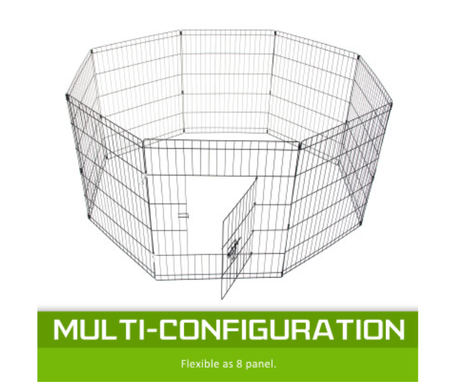 paw-mate-pet-playpen-8-panel-24in-foldable-dog-cage-cover