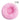Calming Donut Pet Bed -Soft Faux Fur, Anti-Anxiety Fluffy Round Bed for Cats and Small Dogs (Pink)40cm