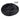 Calming Donut Pet Bed -Soft Faux Fur, Anti-Anxiety Fluffy Round Bed for Cats and Small Dogs (Black)40cm