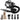 Pet Hair Dryer with Multiple Nozzles - Powerful and Quiet for Dogs and Cats (Black)
