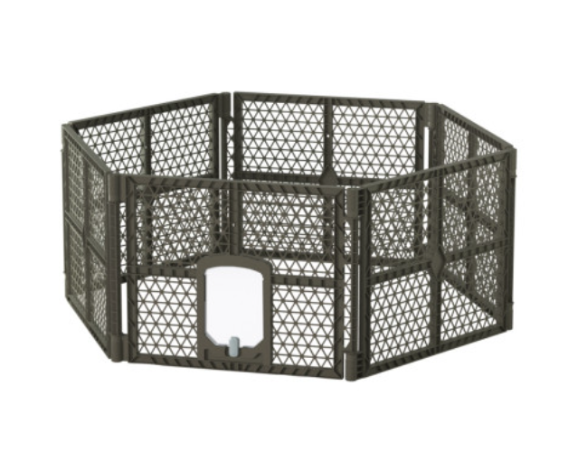 ipet-pet-dog-playpen-enclosure-6-panel-fence-puppy-cage-plastic-play-pen-fold