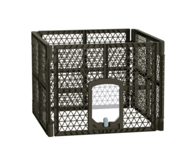 ipet-pet-dog-playpen-enclosure-4-panel-fence-puppy-cage-plastic-play-pen-fold