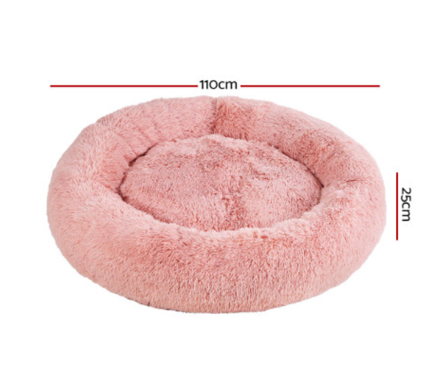 ipet-dog-bed-pet-bed-cat-extra-large-110cm-pink