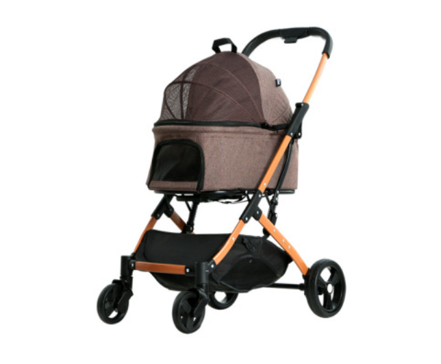 ipet-pet-stroller-dog-pram-large-cat-carrier-travel-pushchair-foldable-4-wheels