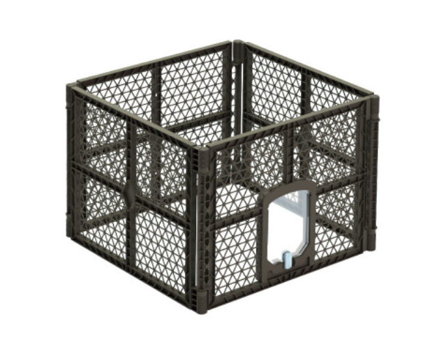ipet-pet-dog-playpen-enclosure-4-panel-fence-puppy-cage-plastic-play-pen-fold