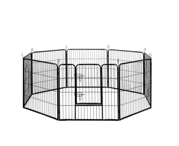 ipet-pet-playpen-dog-playpen-8-panel-exercise-cage-enclosure-fence