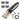 USB Charged pet shaver Cordless Clipper Pet Gromming Kit 4 Different Size Combs